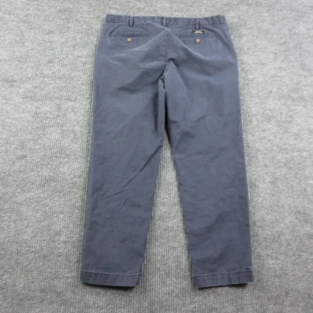 Banana Republic Pants Mens 38x30 Blue Weathered Mason Chino Slim 37x27.5*